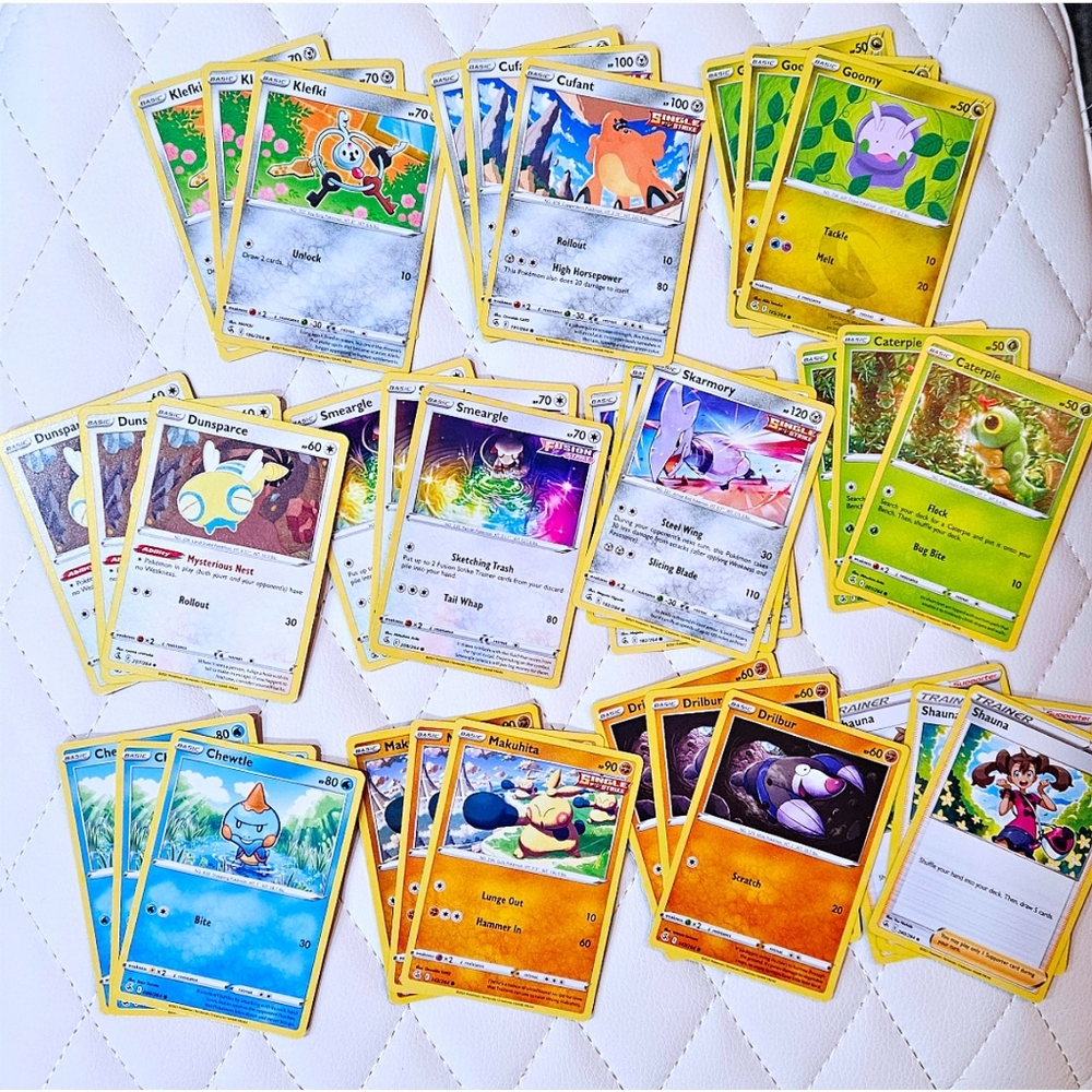 Bundle (33) New Pokemon Assorted Type Playing Cards